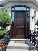 Lifestyle fiberglass front entry doors